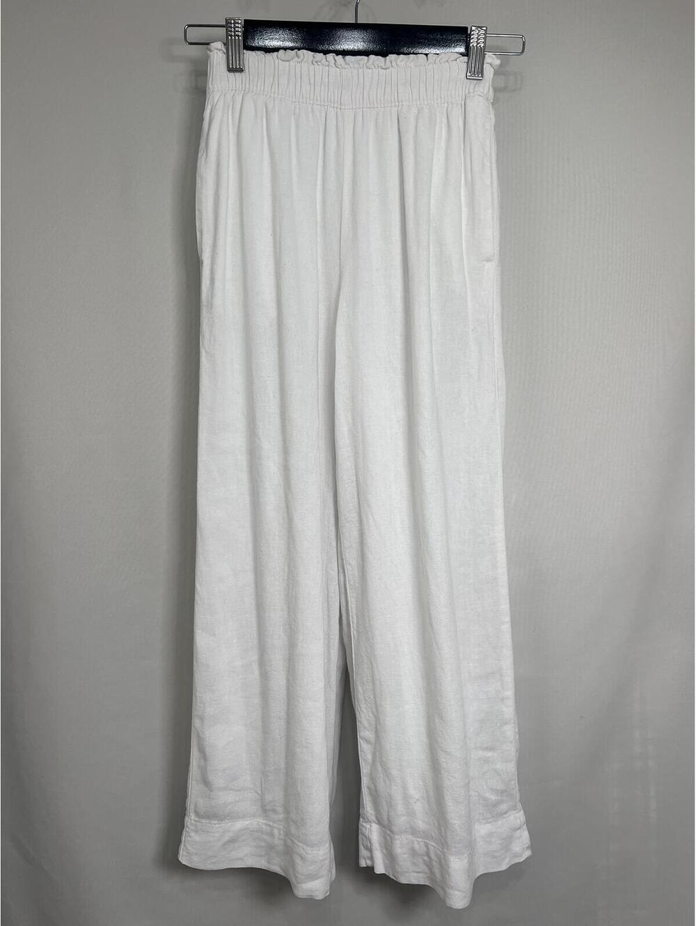 Abercrombie & Fitch Wide Leg Linen Pants Women's XXS